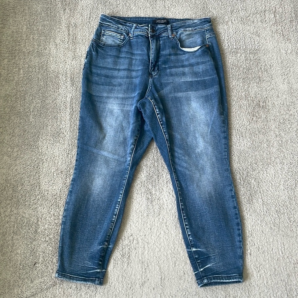 EC Judy Blue Medium Wash Skinny Jeans - Size 18W